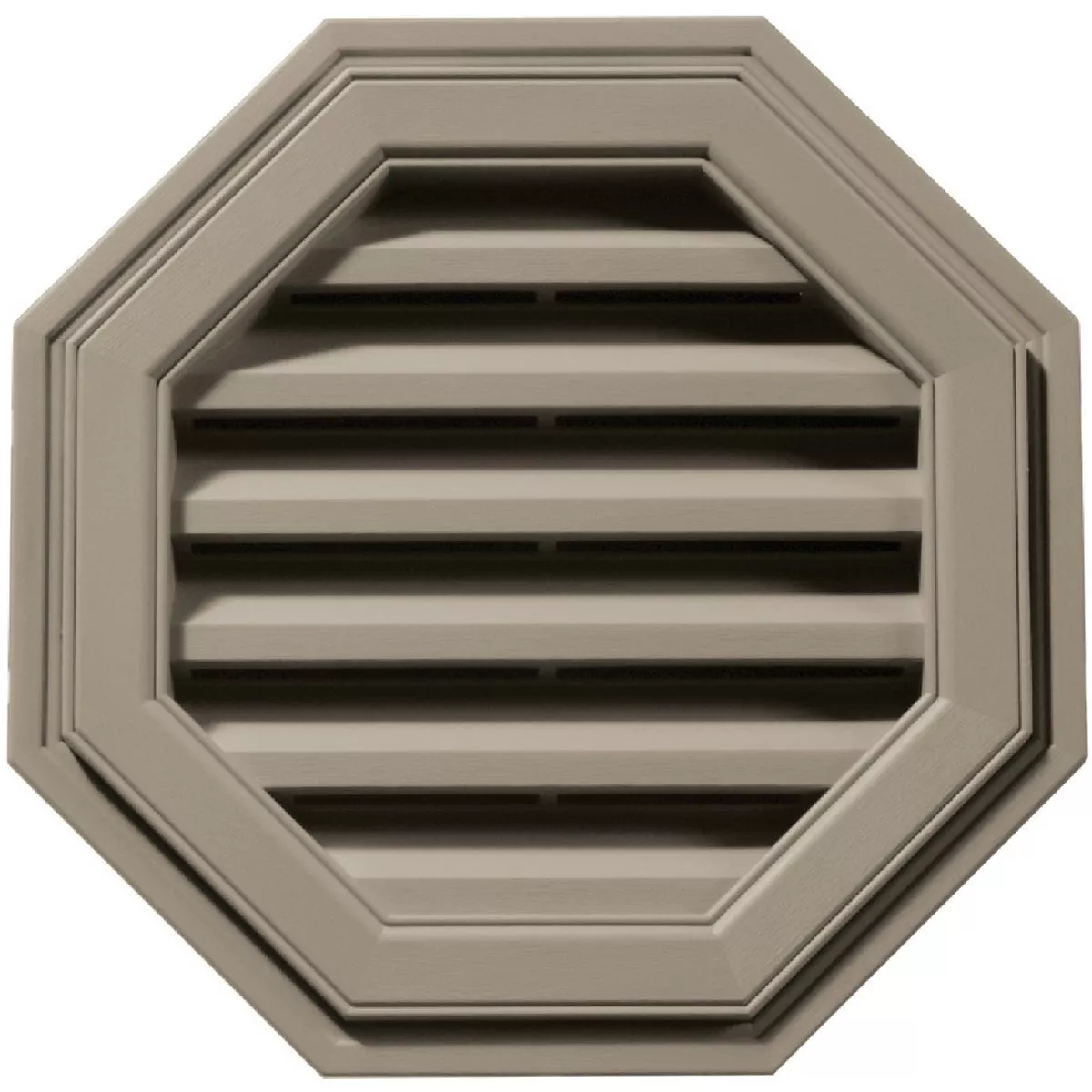 Builders Edge 22 in. Octagon Gable Attic Vent, Clay