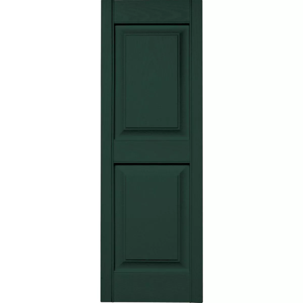 Builders Edge 14.75 in. x 47 in. Midnight Grn Panel Shutter, (2-Pack)