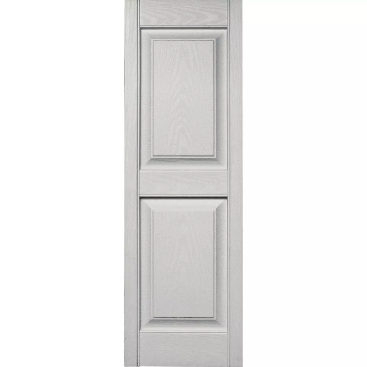 Builders Edge 14.75 in. x 67 in. Paintable Panel Shutter, (2-Pack)