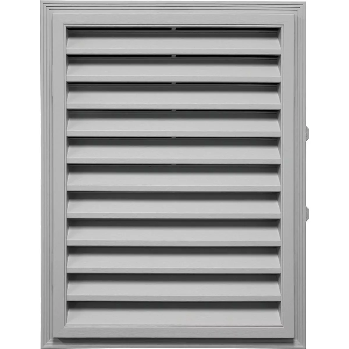 Builders Edge 12 in. x 18 in. Rectangular Gable Attic Vent, Paintable-