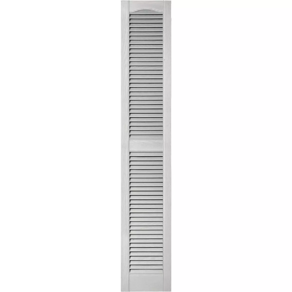 Builders Edge 14.5 In. x 43 In. Paintable Louvered Shutter, (2-Pack)