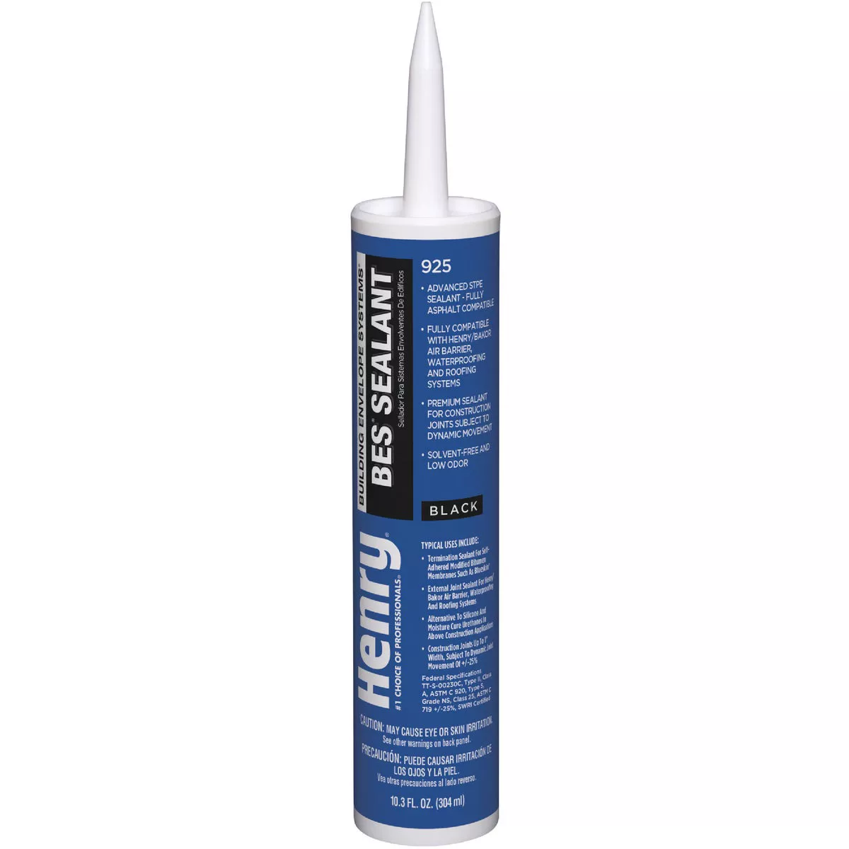 Henry 925BES 10.3 Oz. Black Sealant