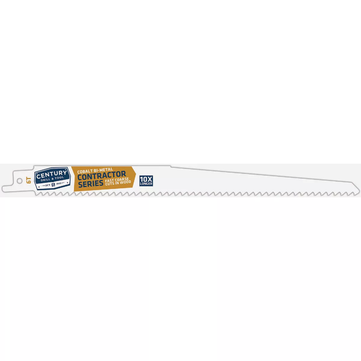Century Drill & Tool Contractor Series 9 In. 6 TPI Reciprocating Saw Blade (5-Pack)