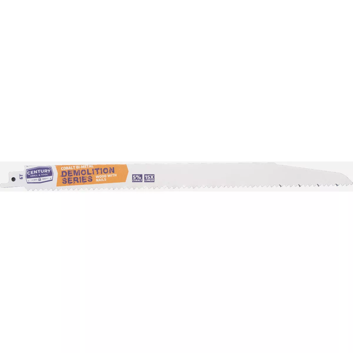 Century Drill & Tool 12 In. 6T Demolition Reciprocating Saw Blade (2-Pack)