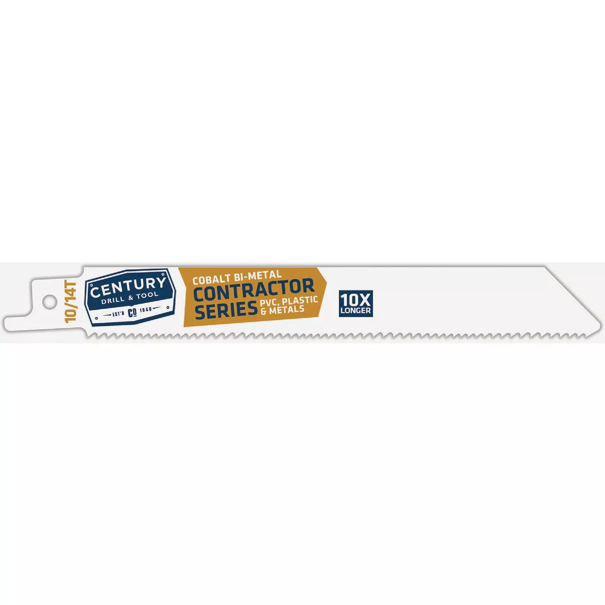 Century Drill & Tool Contractor Series 6 In. 10/14 TPI Reciprocating Saw Blade (5-Pack)
