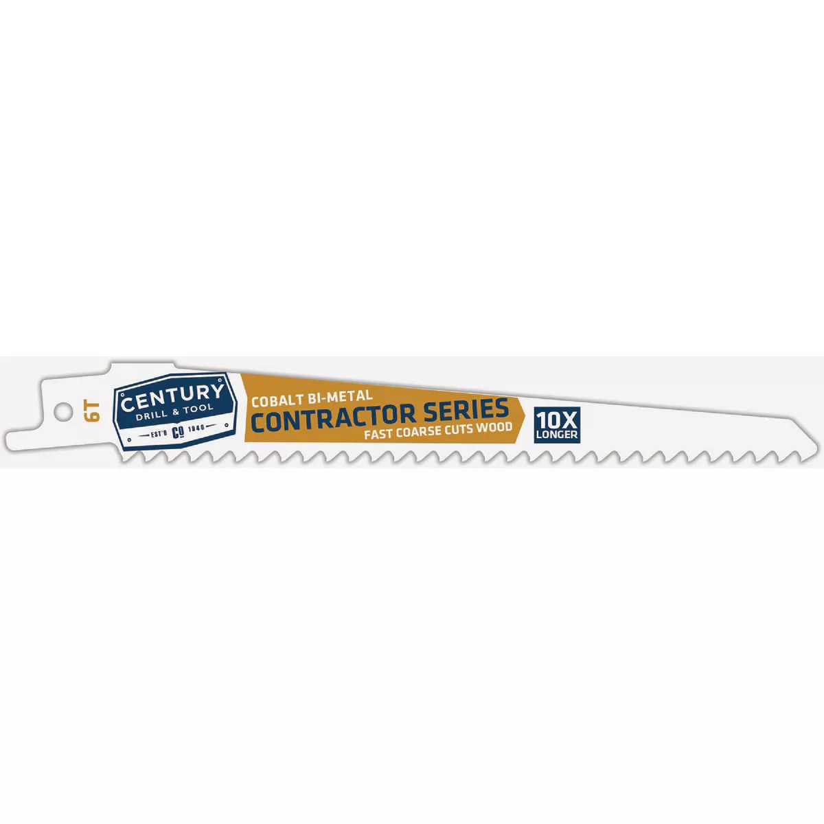 Century Drill & Tool Contractor Series 6 In. 6 TPI Reciprocating Saw Blade (5-Pack)
