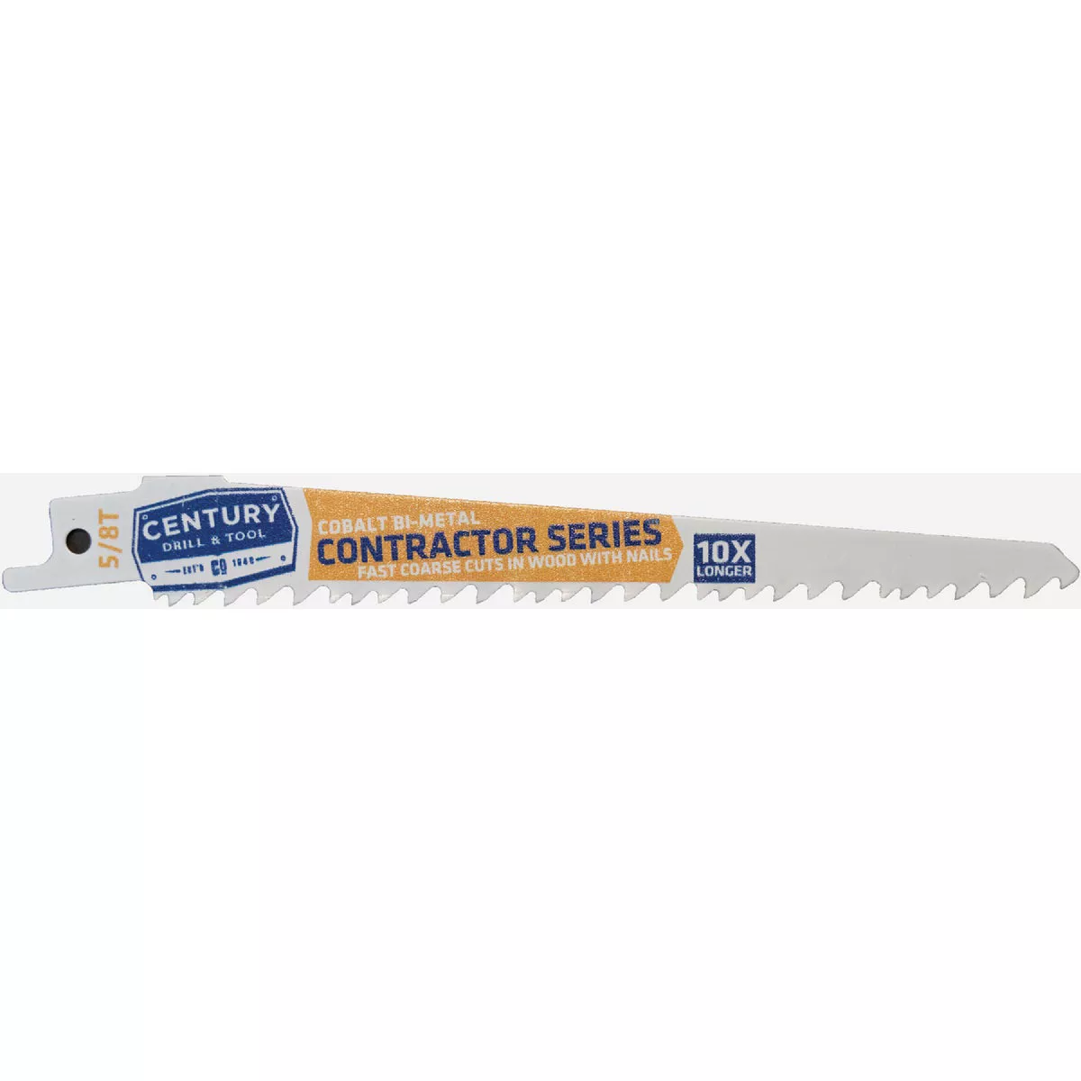 Century Drill & Tool Contractor Series 6 In. 5/8 TPI Reciprocating Saw Blade