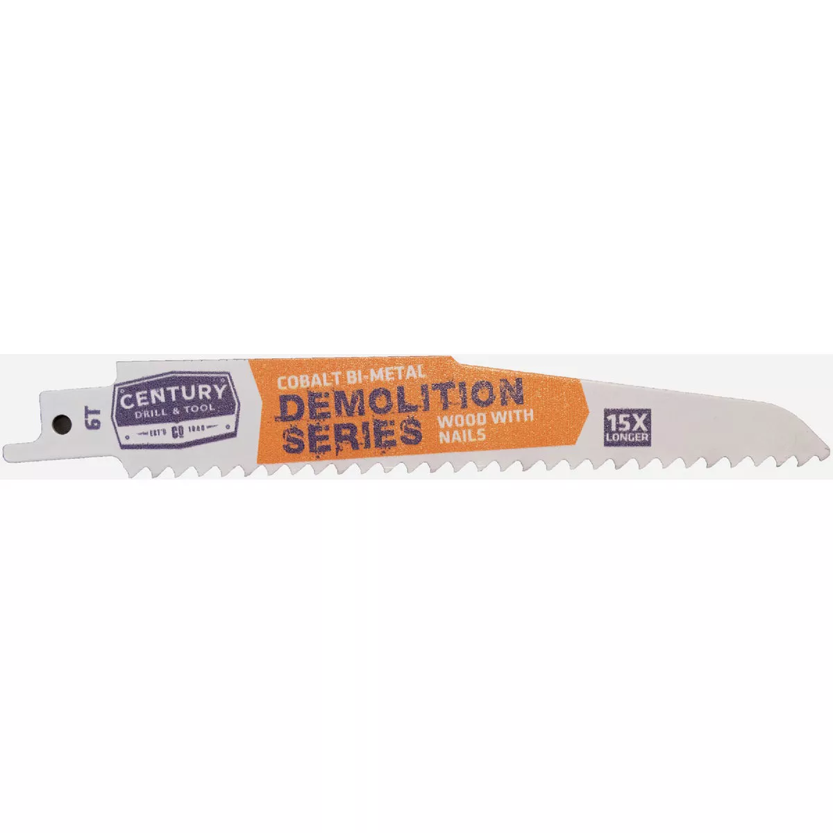 Century Drill & Tool 9 In. 6T Demolition Reciprocating Saw Blade (2-Pack)