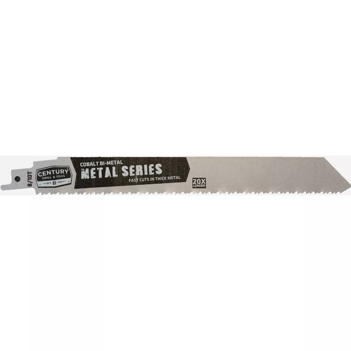 Century Drill & Tool Metal Series 9 In. 8/10 TPI Reciprocating Saw Blade