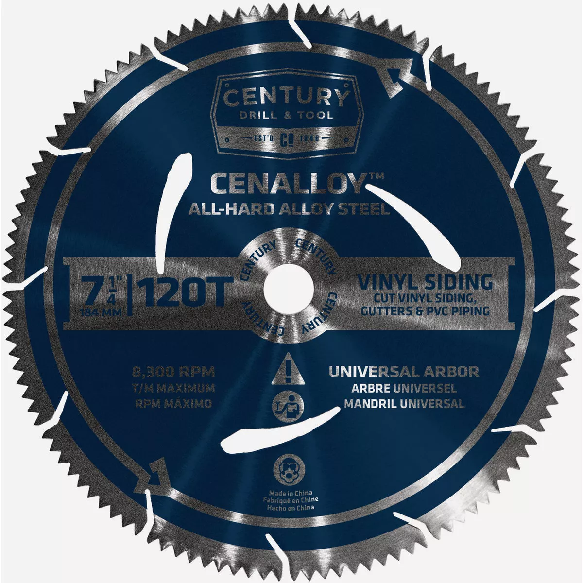 Century Drill & Tool Cenalloy 7-1/4 In. 32T Vinyl Siding Circular Saw Blade (2-Pack)