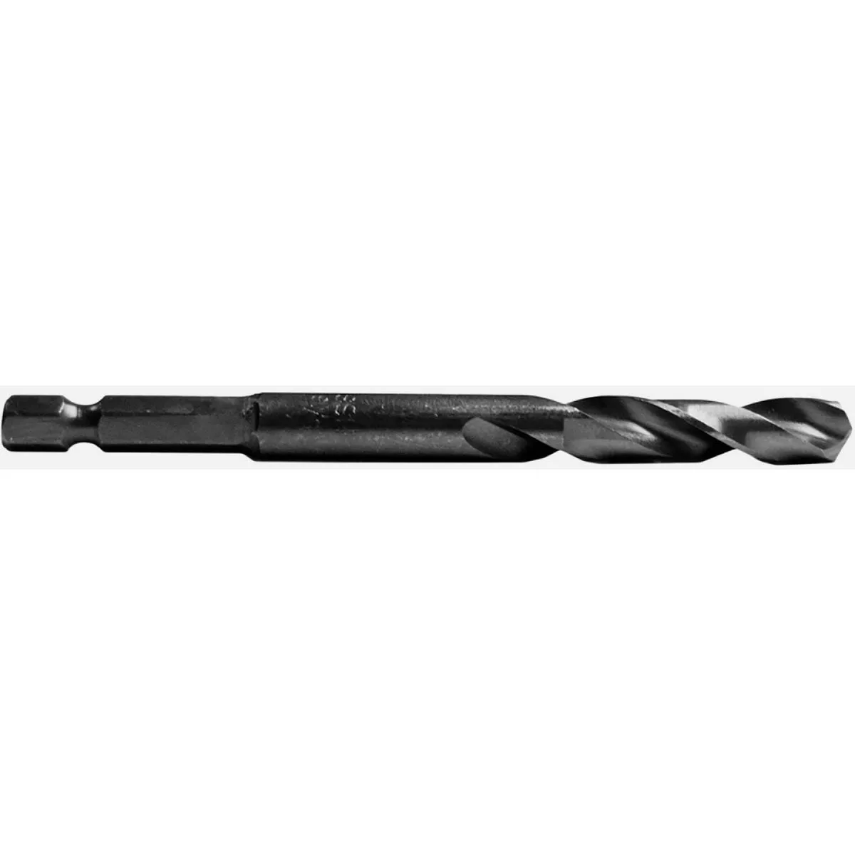 Century Drill & Tool 7/32In. Black Oxide Impact Hex Shank Drill Bit