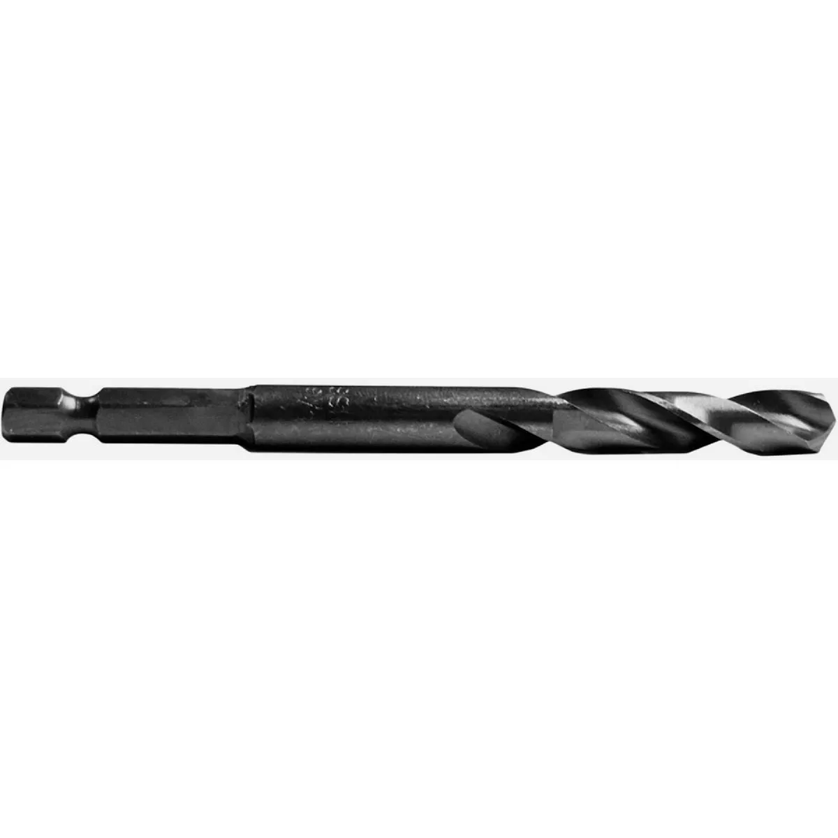 Century Drill & Tool 1/4 In. Black Oxide Impact Hex Shank Drill Bit
