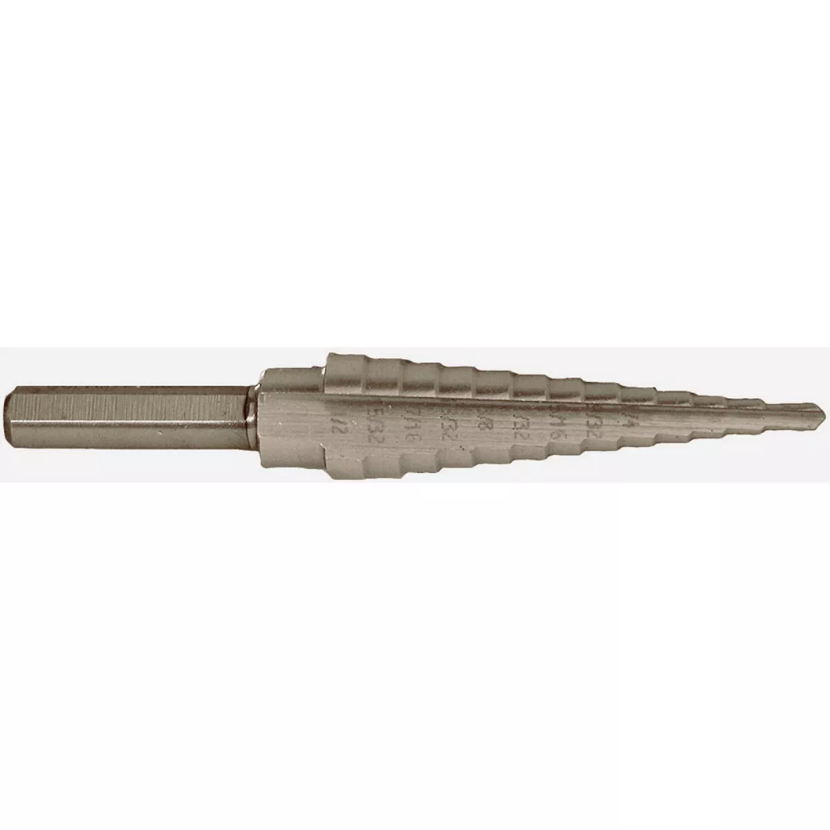 Century Drill & Tool 1/8 In. to 1/2 In. #1 Step Drill Bit, 13 Steps