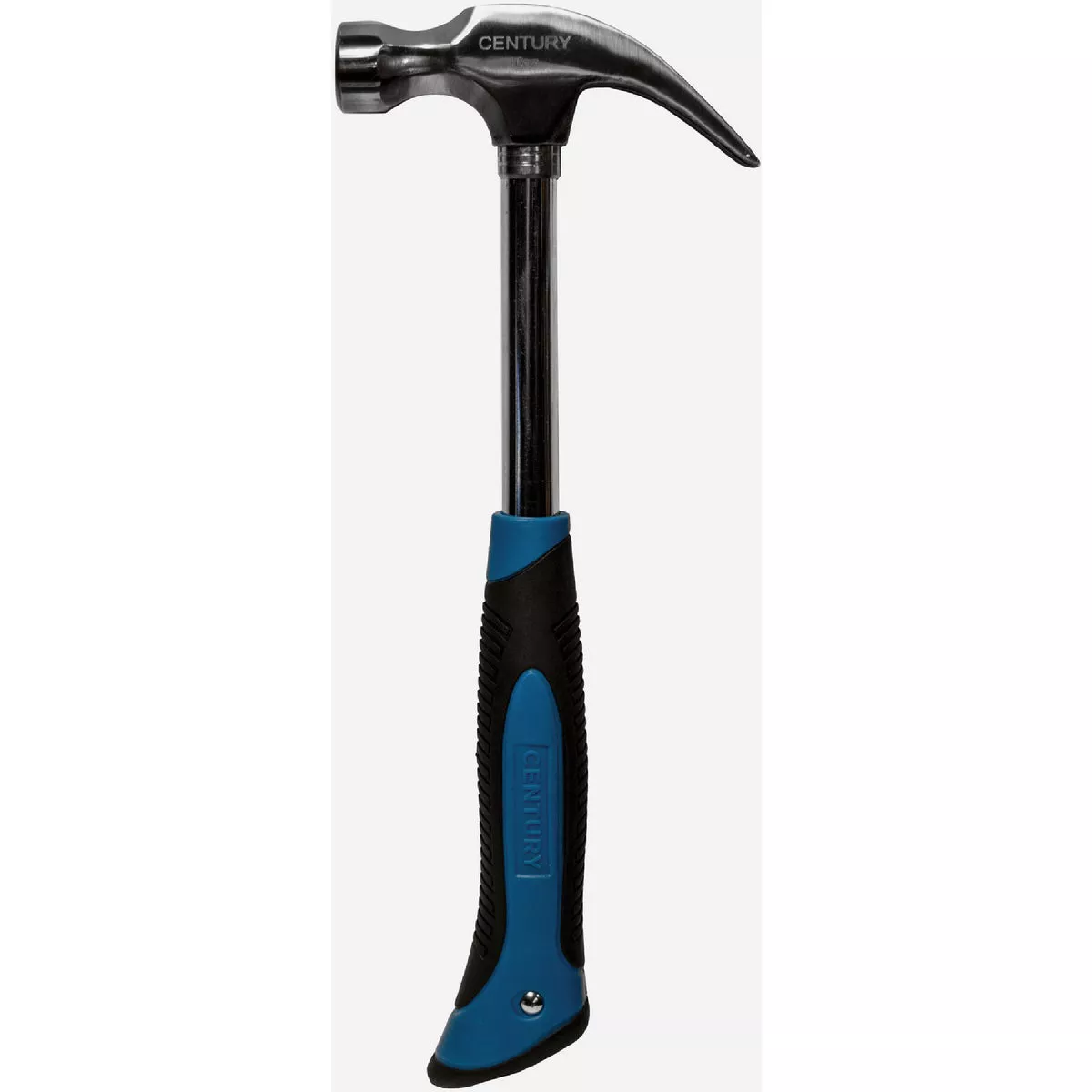 Century Drill & Tool 16 Oz. High Carbon Steel Claw Hammer with Comfort Grip Steel Handle