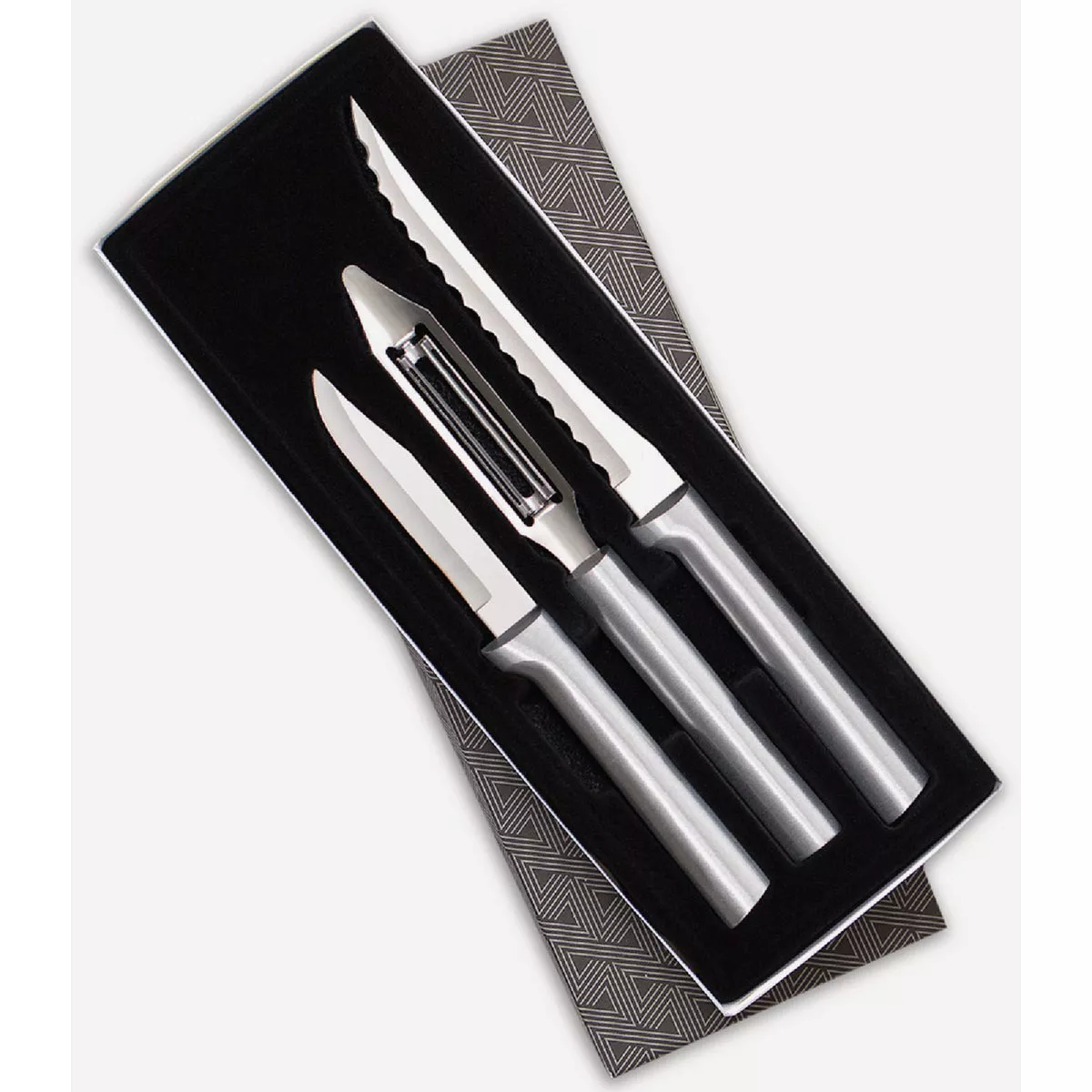Rada Cutlery Silver Peel, Pare & Slice Gift Set-