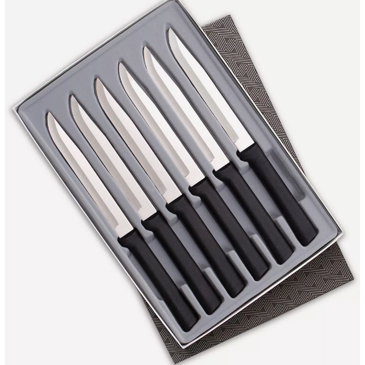 Rada Cutlery Black Six Utility/Steak Knives Gift Set