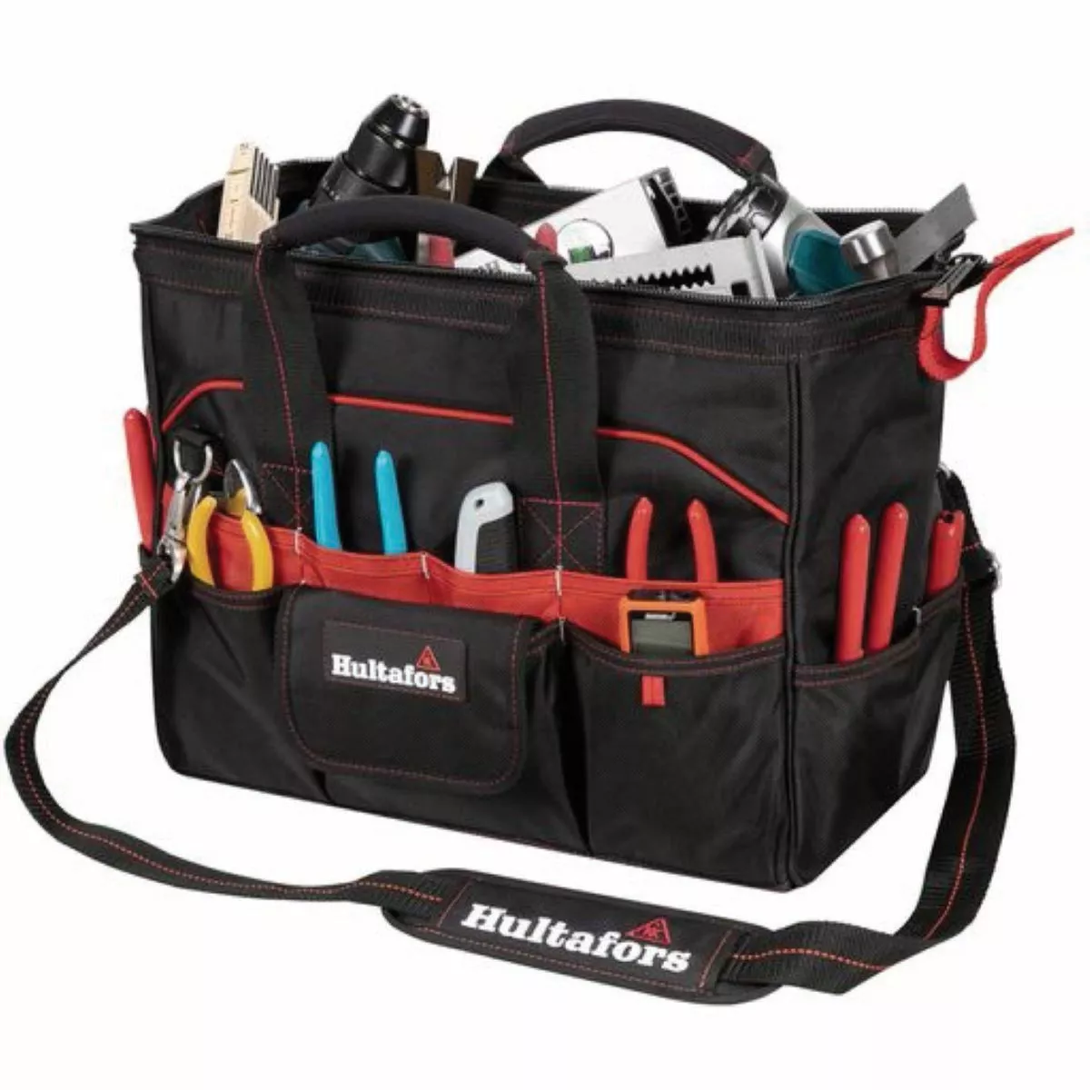 Hultafors 33-Pocket 16 In. Tradesman's Tool Bag