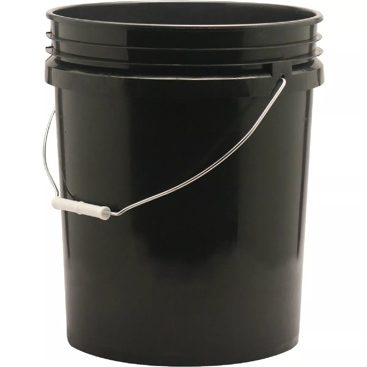 Leaktite 5 Gal. Plastic Pail, Black