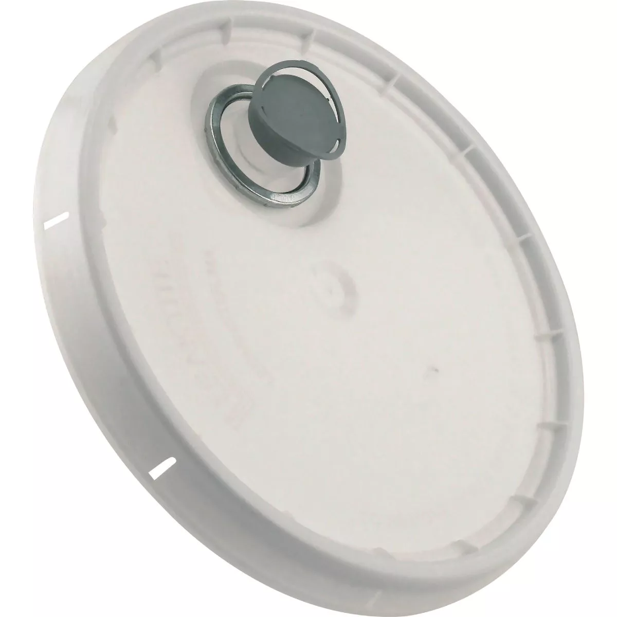 Leaktite Gasket 12 in. White Lid, with Pour Spout