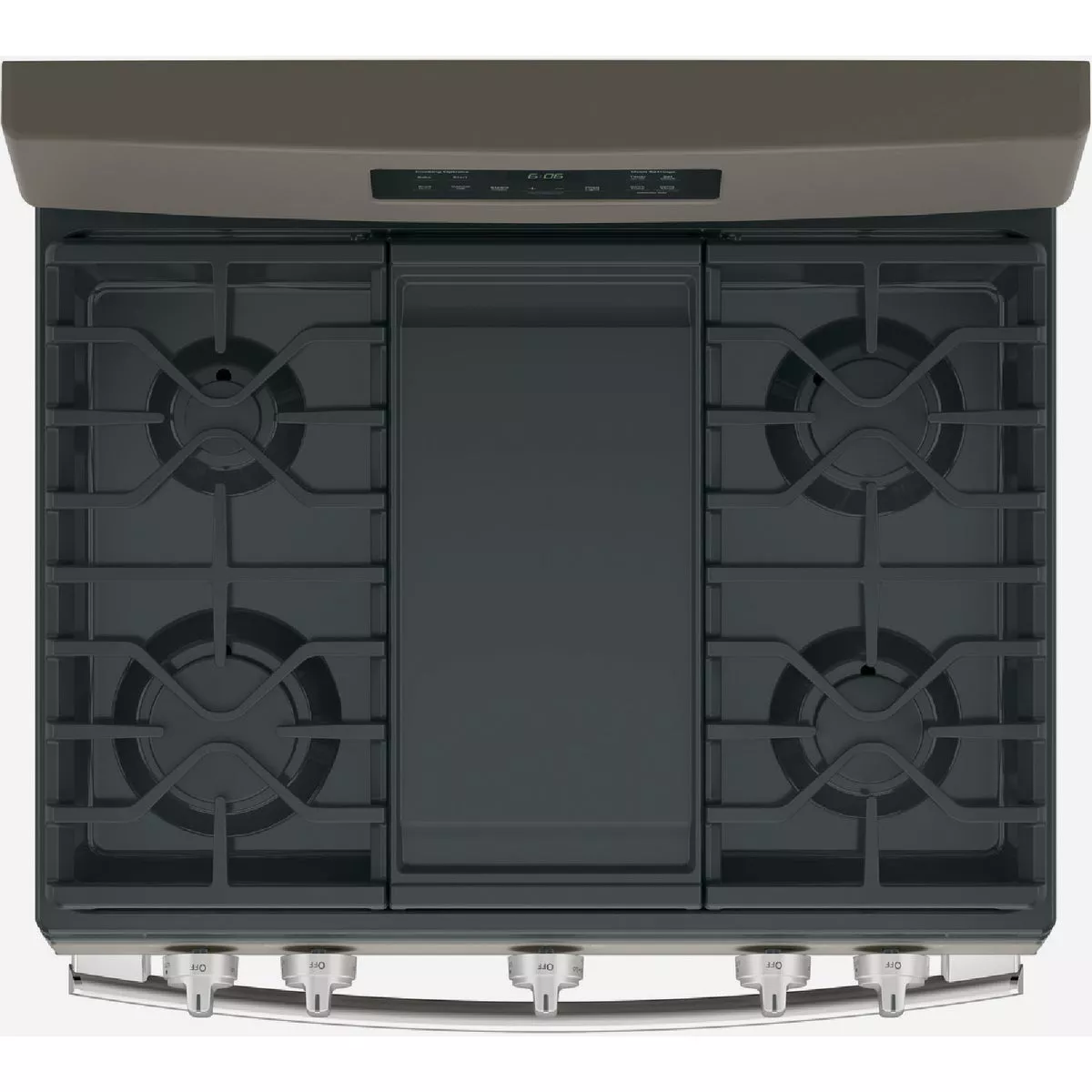 GE 30 In. 5 Cu. Ft. Free-Standing Gas Range with Integrated Griddle, Fingerprint Resistant Slate - photo 3