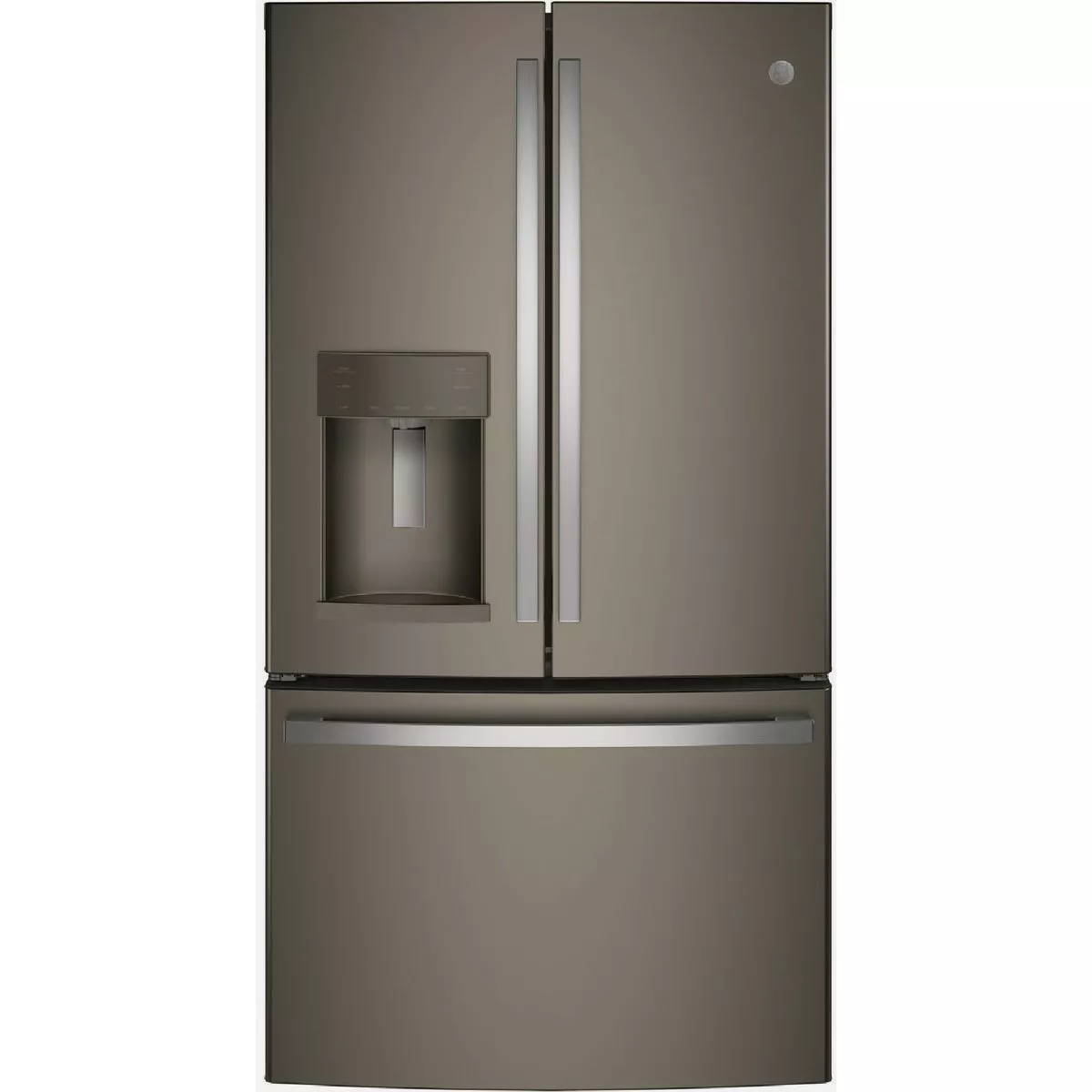 GE 27.7 Cu. Ft. French Door Refrigerator, Fingerprint Resistant Slate