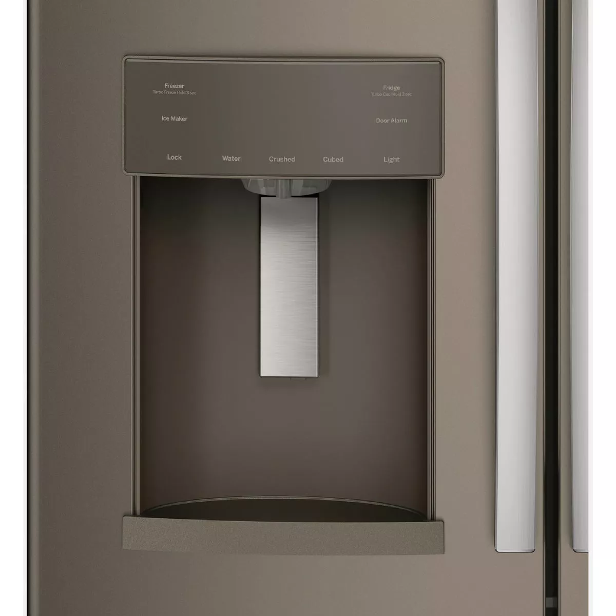 GE 27.7 Cu. Ft. French Door Refrigerator, Fingerprint Resistant Slate - photo 3