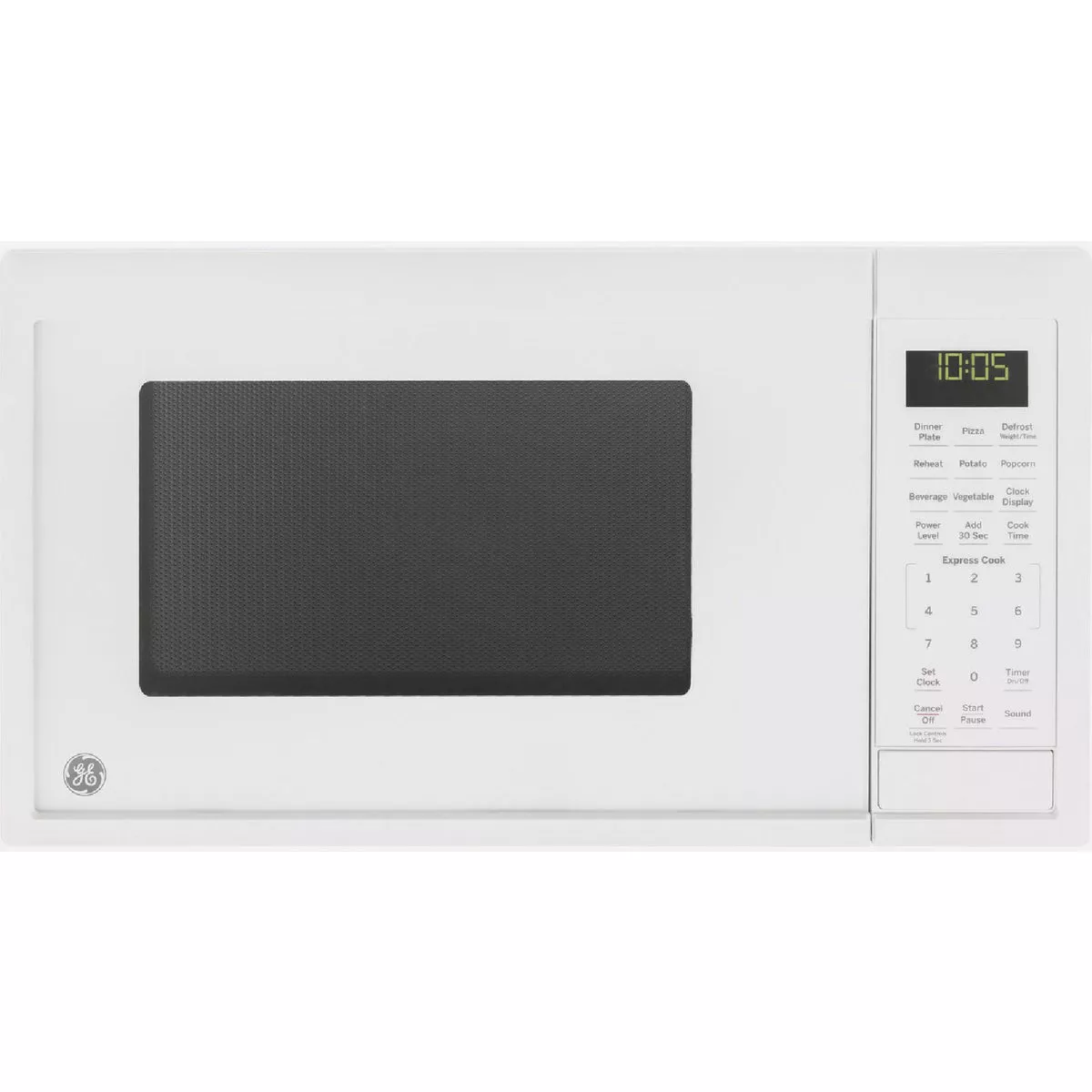 GE 0.9 Cu. Ft. Countertop Microwave, White
