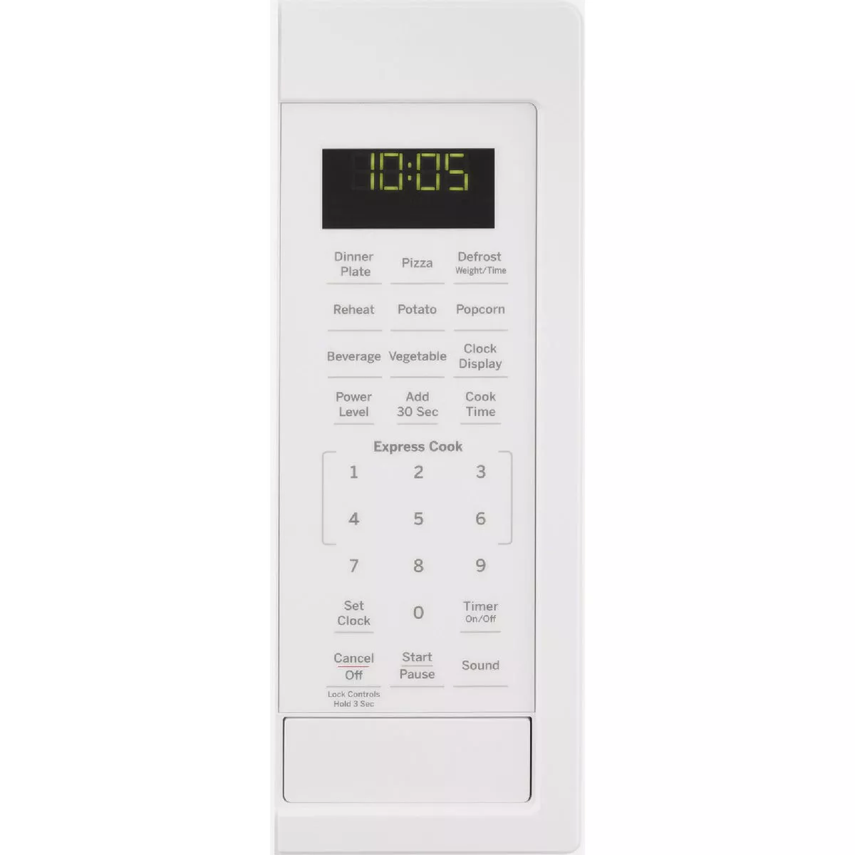 GE 0.9 Cu. Ft. Countertop Microwave, White - photo 2