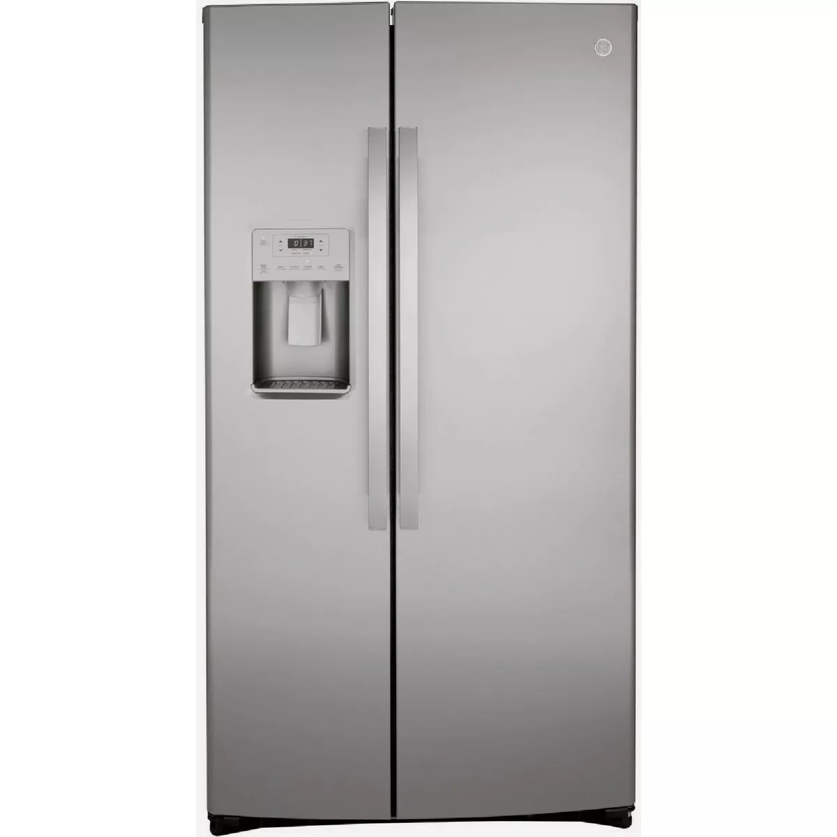 GE 25.1 Cu. Ft. Side-By-Side Refrigerator, Fingerprint Resistant Stainless Steel