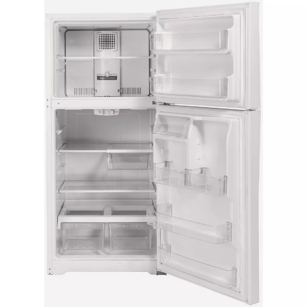 GE 19.2 Cu. Ft. Top-Freezer Refrigerator, White - photo 3