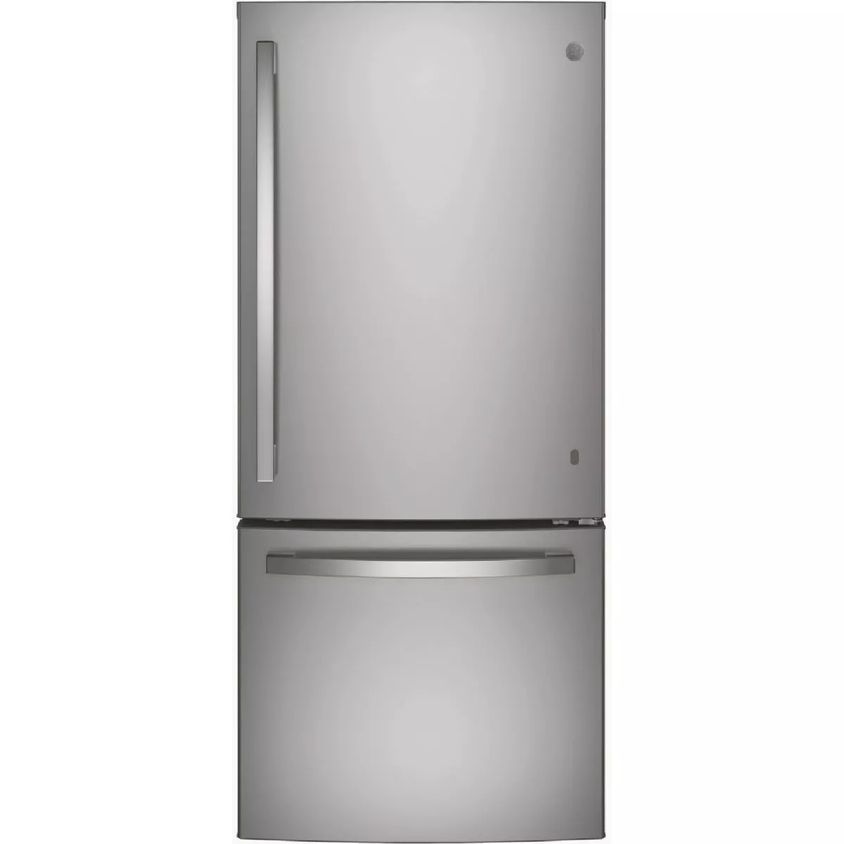 GE 21.0 Cu. Ft. Bottom Freezer Refrigerator, Fingerprint Resistant Stainless Steel