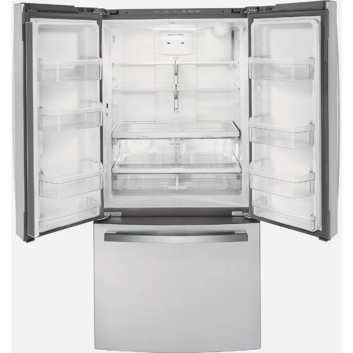 GE 18.6 Cu. Ft. Counter-Depth French Door Refrigerator, Fingerprint Resistant Stainless Steel - photo 3