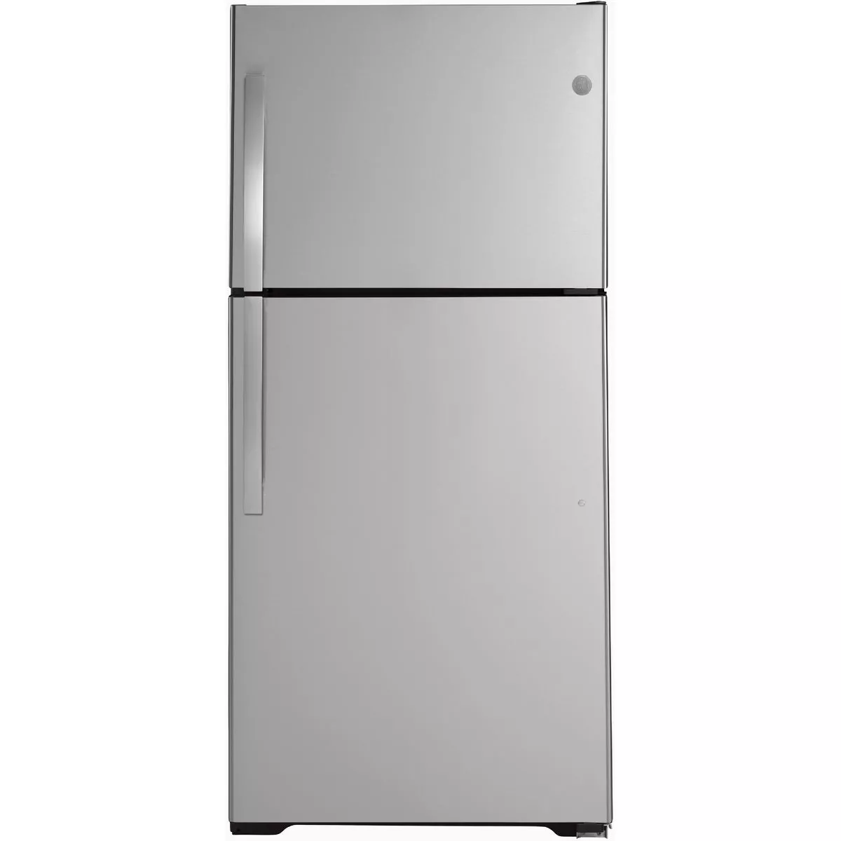 GE 19.2 Cu. Ft. Garage Ready Top Freezer Refrigerator, Fingerprint Resistant Stainless Steel