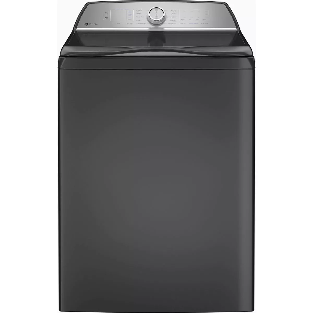 GE Profile 5.0 Cu. Ft. High-Efficiency Smart Top Load Washer, Diamond Gray