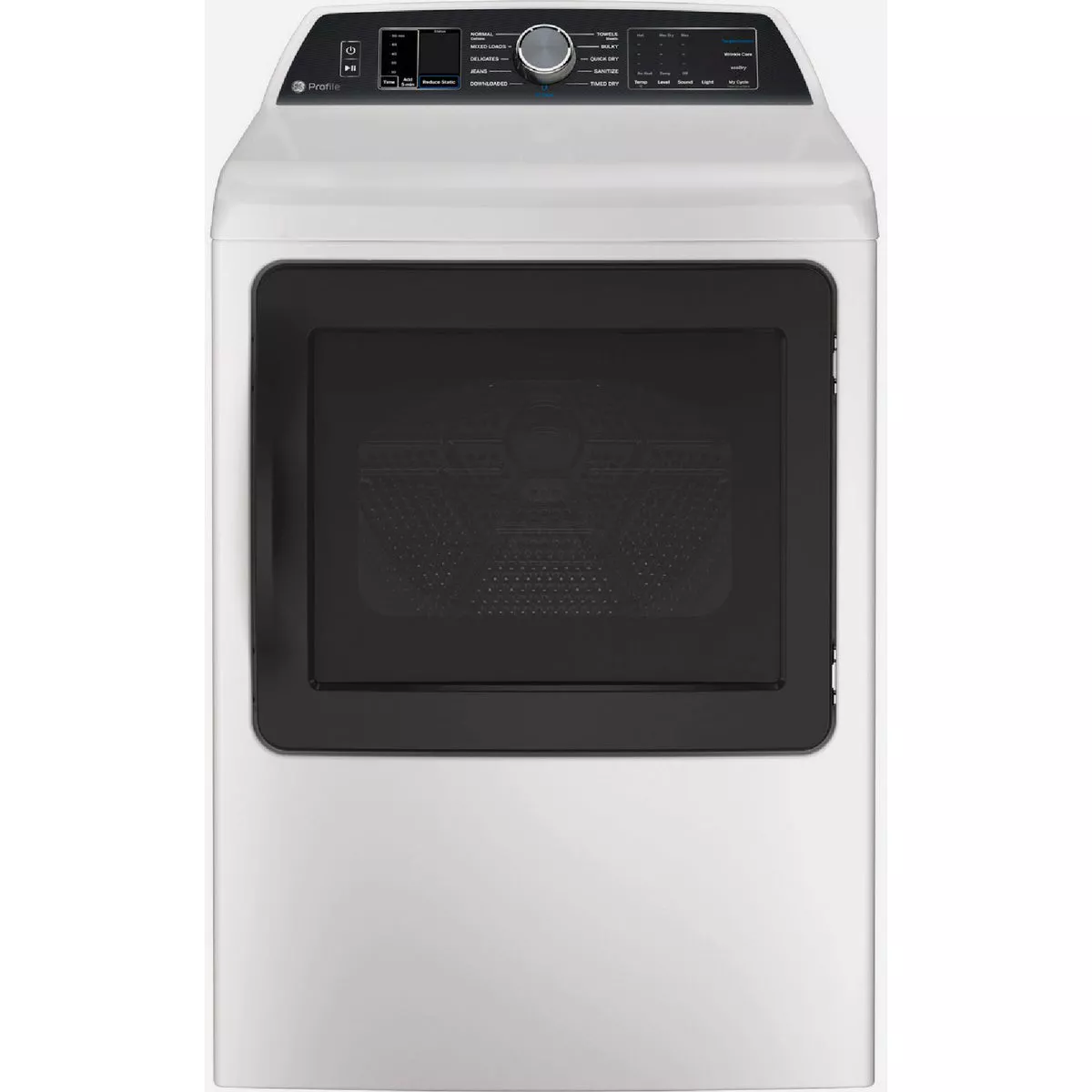 GE Profile 7.4 Cu. Ft. Front Load Electric Dryer with Sanitize Cycle & Sensor Dry, White