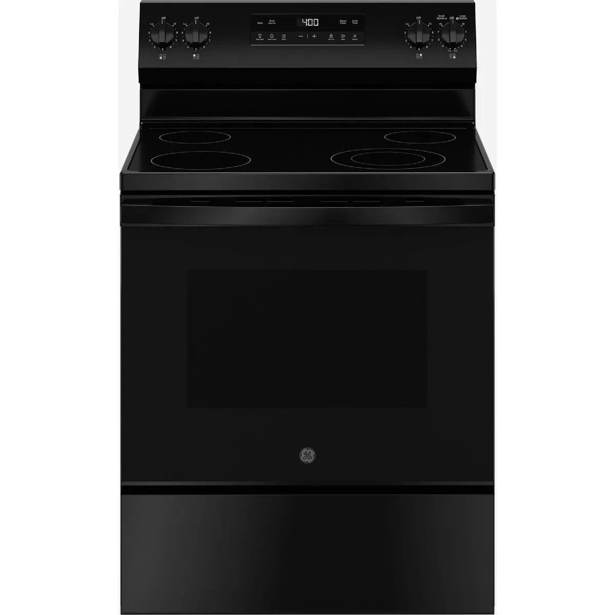GE 30 In. 5.3 Cu. Ft. Free-Standing Electric Range with Storage Drawer, Black