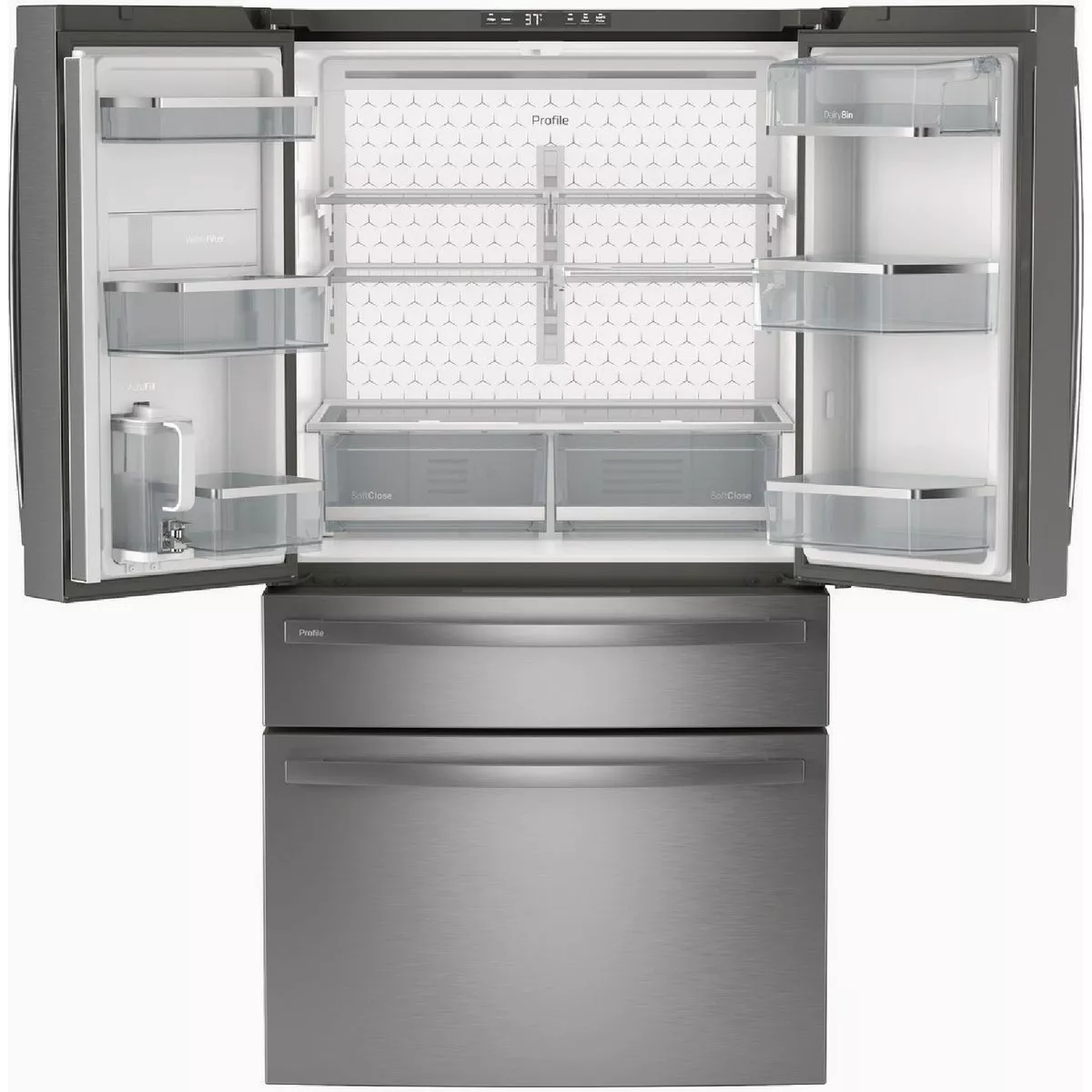 GE Profile 28.7 Cu. Ft. Smart 4-Door French-Door Refrigerator with Dual-Dispense AutoFill Pitcher, Fingerprint Resistant Stainless Steel - photo 5