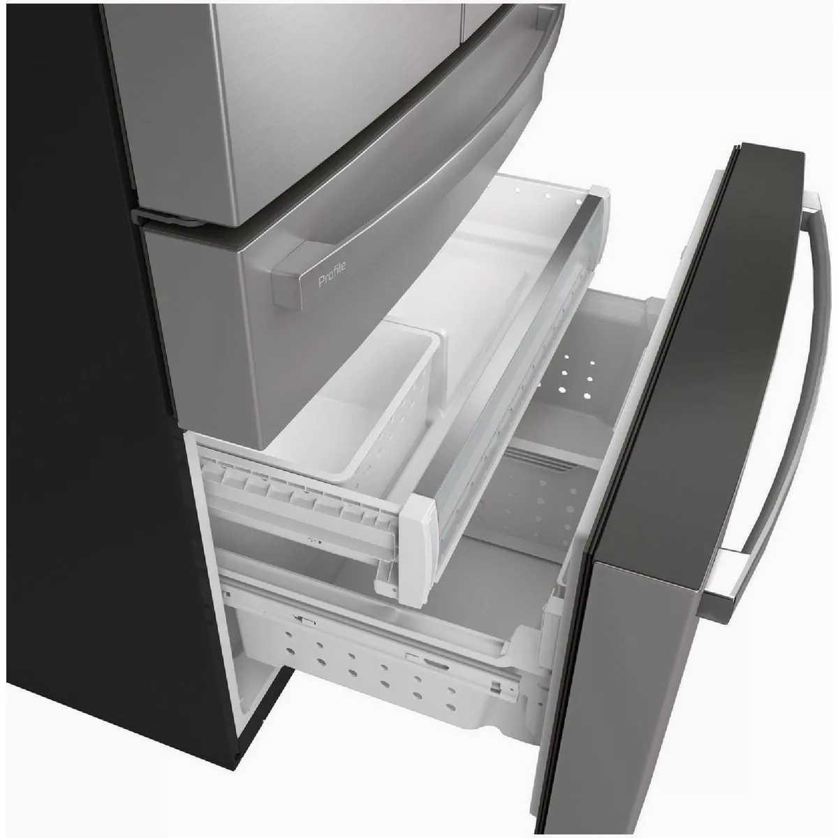 GE Profile 28.7 Cu. Ft. Smart 4-Door French-Door Refrigerator with Dual-Dispense AutoFill Pitcher, Fingerprint Resistant Stainless Steel - photo 4