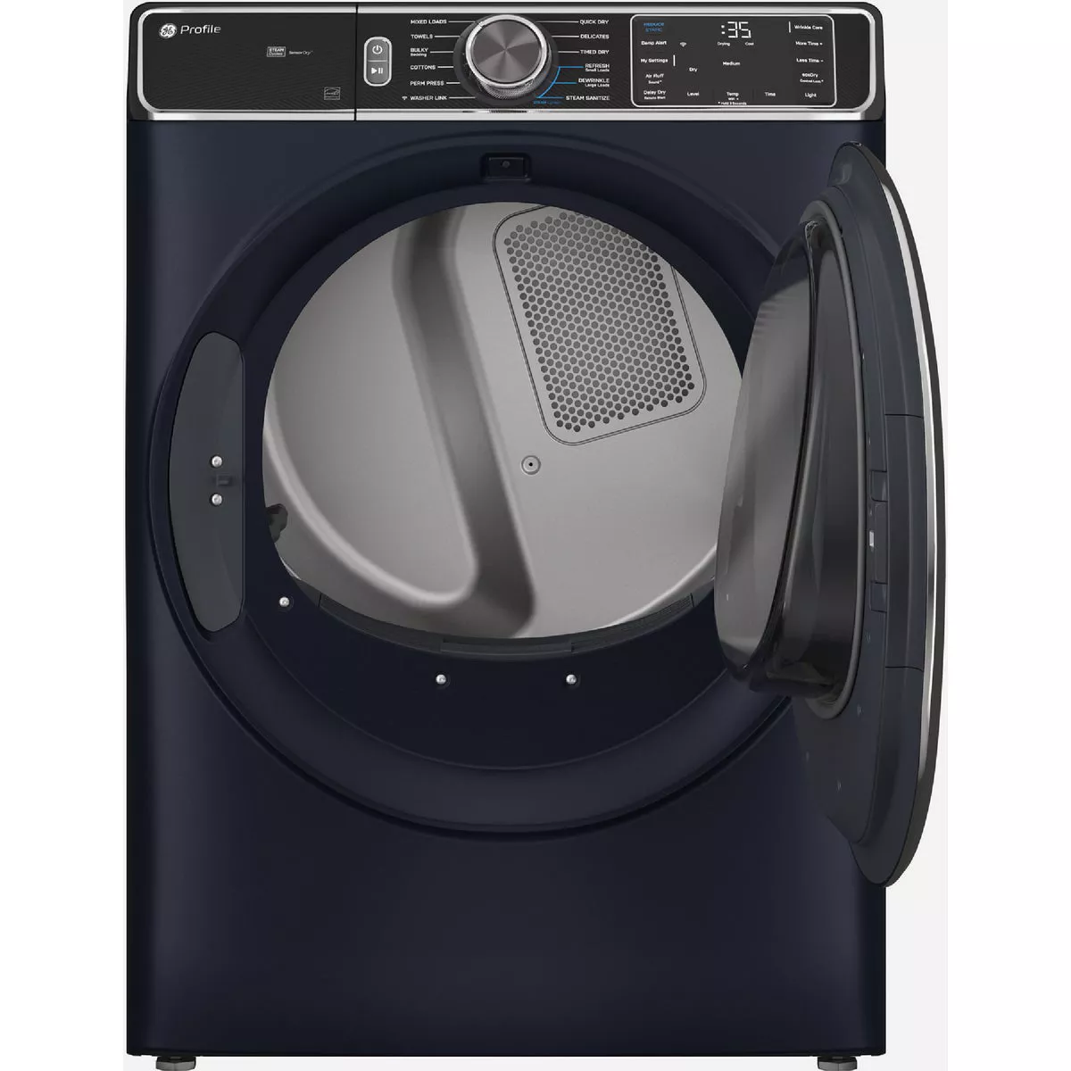 GE Profile 7.8 Cu. Ft. Front Load Electric Dryer, Sapphire Blue - photo 2