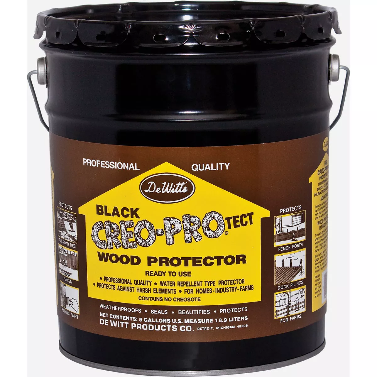 DeWitt Creo-Protect 3.6 Qt. Black Wood Protector