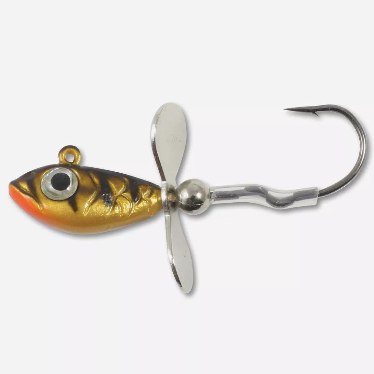 Northland 3.8 Oz. No. 1/0 UV Green Perch Whistler Jig Fishing Lure