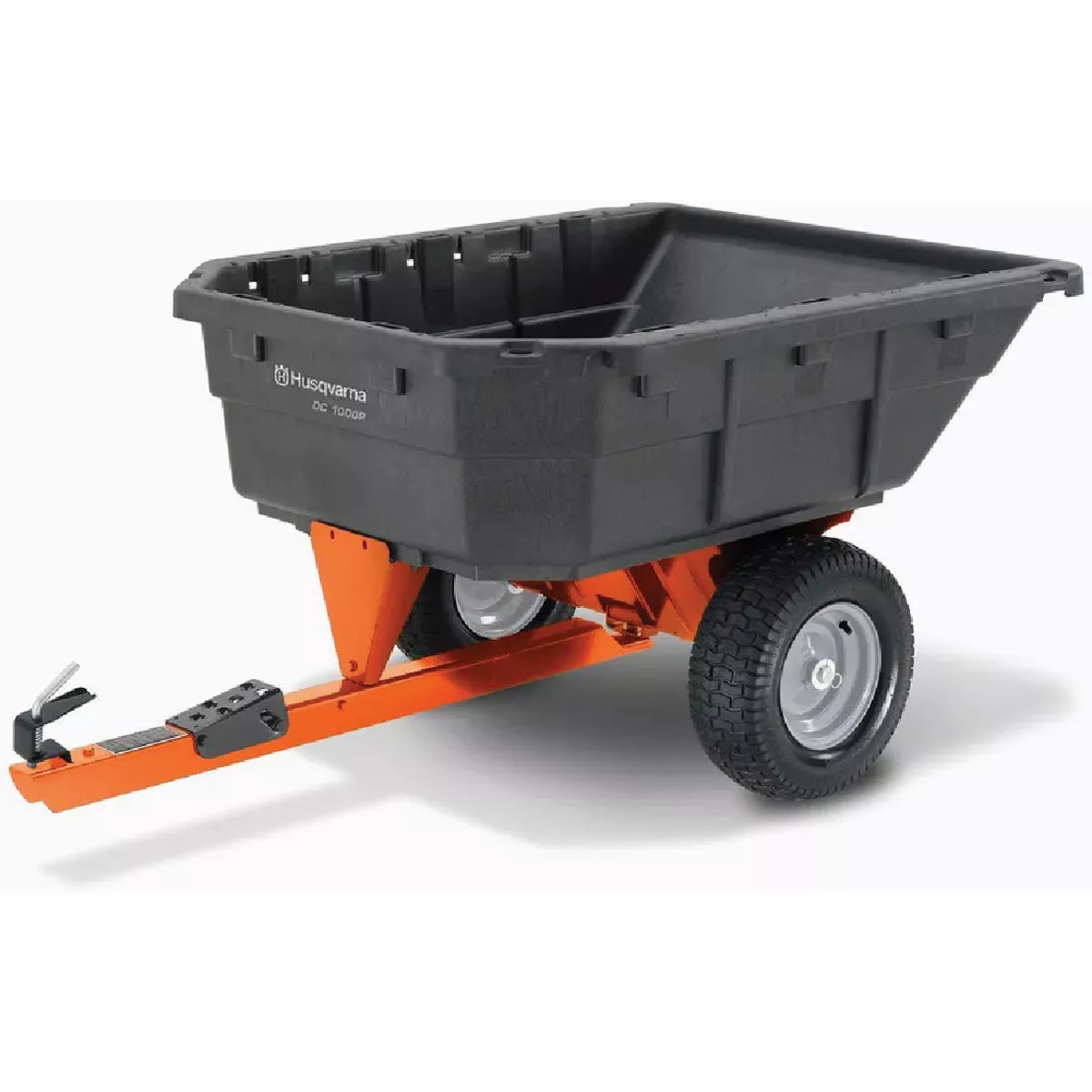 Husqvarna 12.5 Cu. Ft. 1000 Lb. Poly Swivel Tow-Behind Dump Cart-
