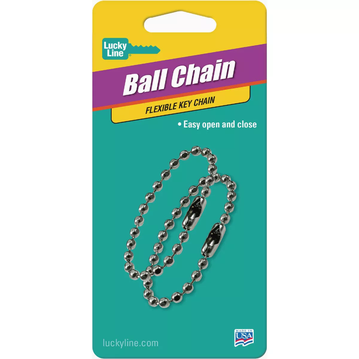 Lucky Line 4-1/2 In. Ball Chain (2-Pack)