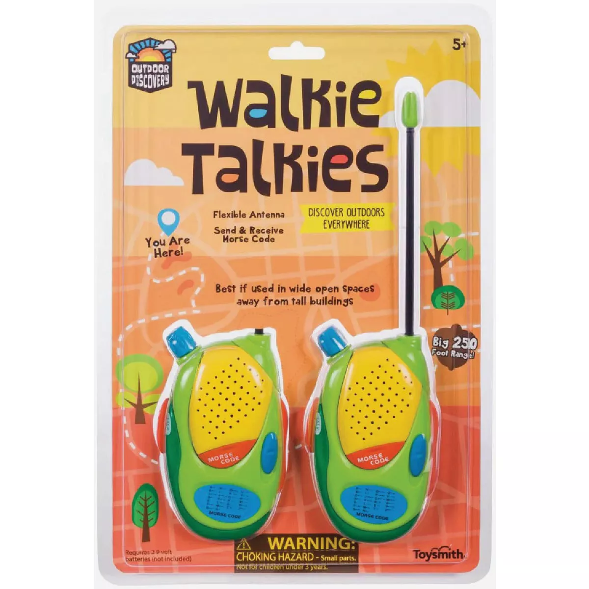 Toysmith Outdoor Discovery Walkie Talkie-