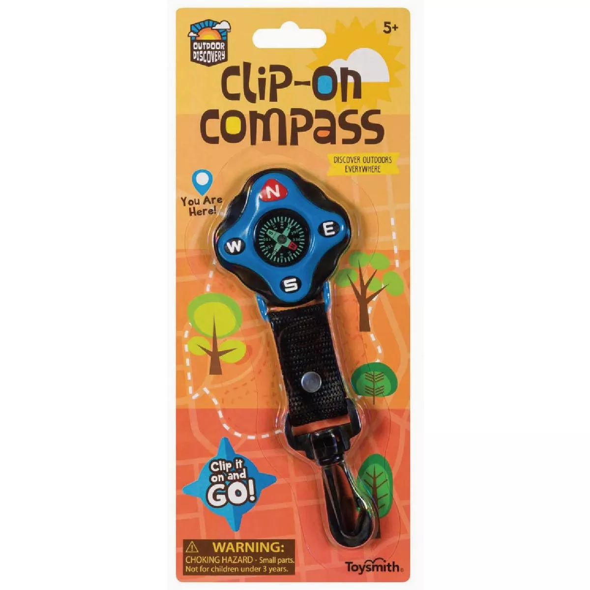 Toysmith Outdoor Discovery Clip On Compass