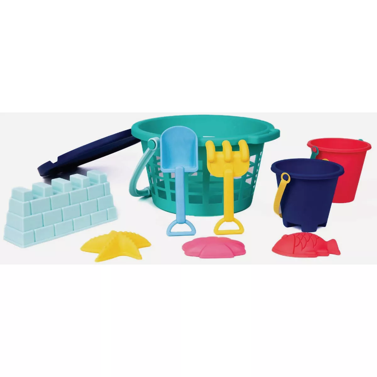 Toysmith 10-Piece Sand Bucket Set