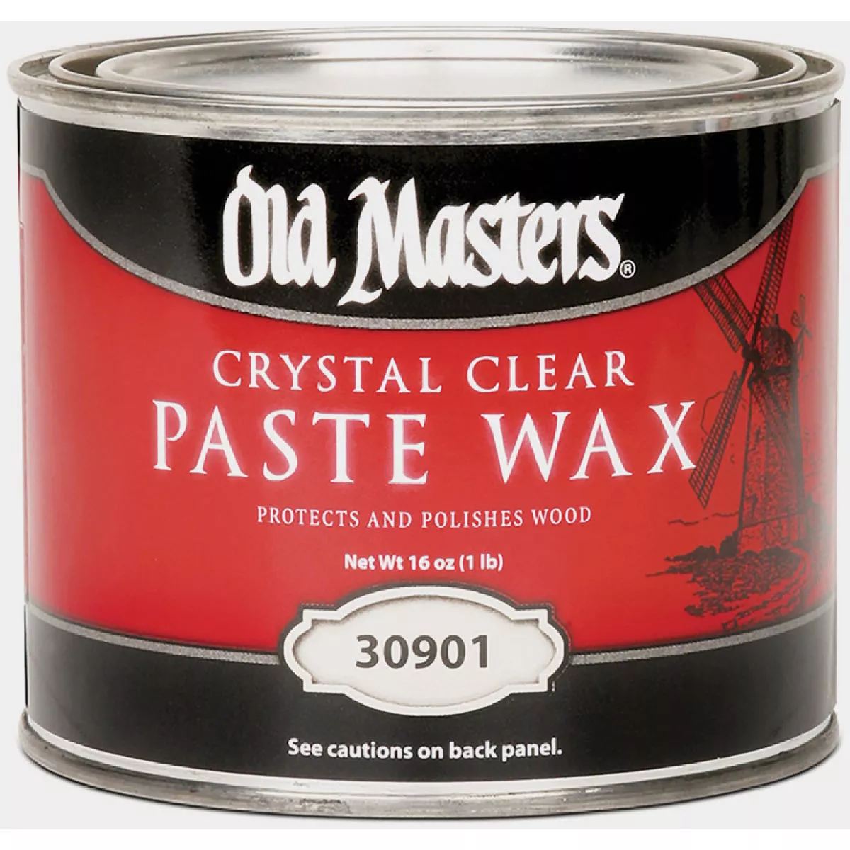 Old Masters 30901 1 Lb. Crystal Clear Paste Finishing Wax