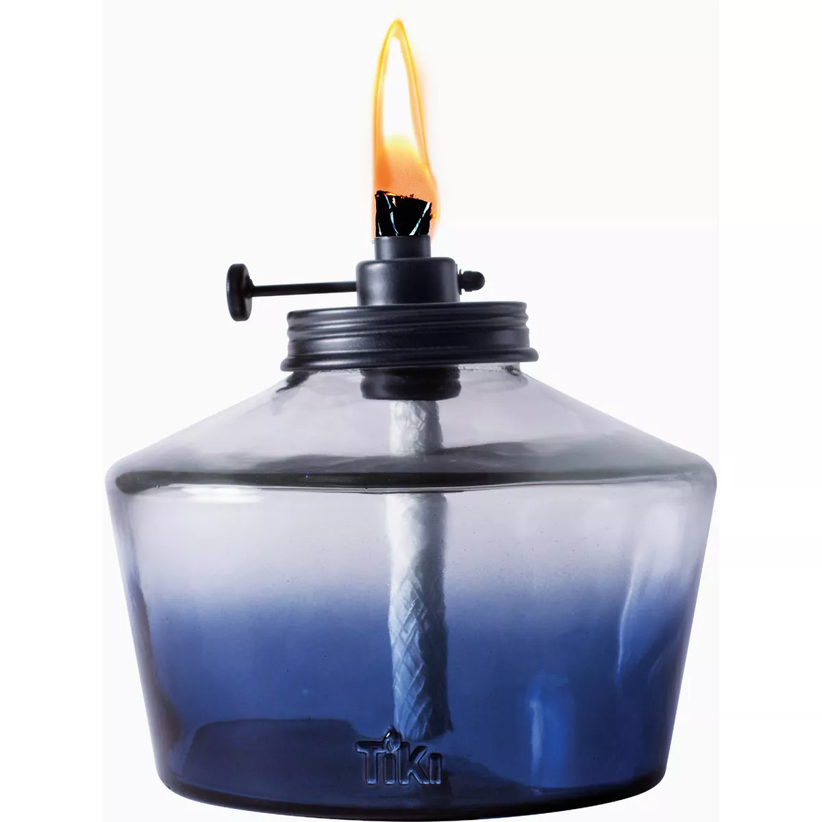 Tiki 6 In. Adjustable Flame Blue Penta Glass Votive Table Torch