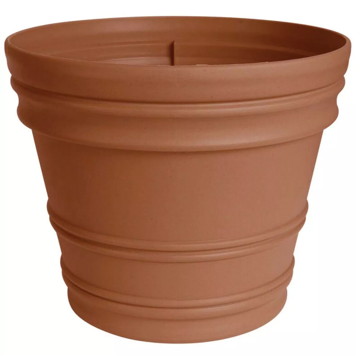 Bloem 14.75 In. x 16.75 In. High Density Plastic Terra Cotta Planter