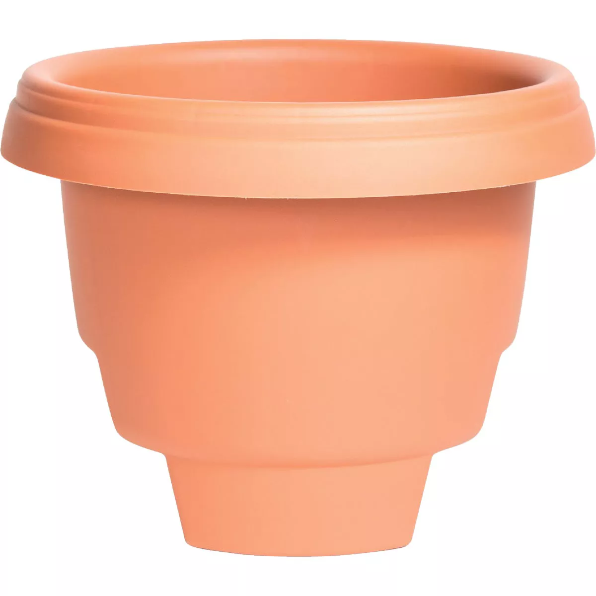 Bloem Deck 9 In. x 12 In. High Density Plastic Terra Cotta Rail Planter